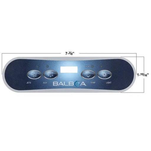 Balboa ML400 4 Button Topside Overlay 80 - 11345 - K – Vita Pool Supply