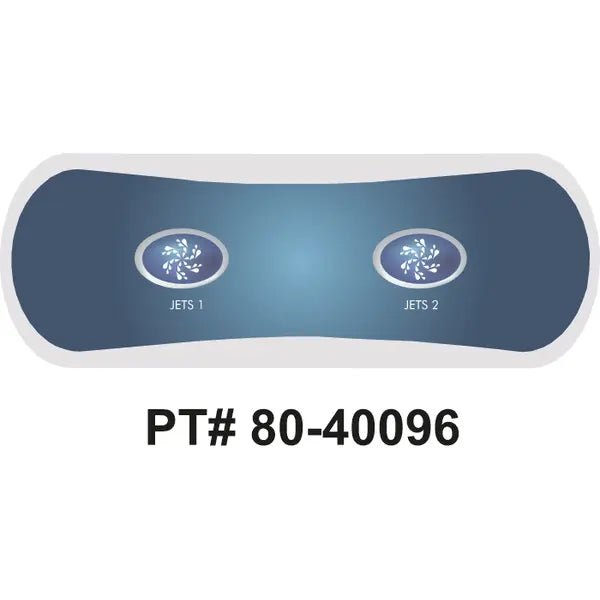 Balboa Series AX20 2 Button Topside Overlay 80 - 40096 - K – Vita Pool Supply