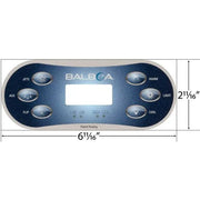 Balboa TP600 6 Button Topside Overlay 80 - 12101 - K – Vita Pool Supply