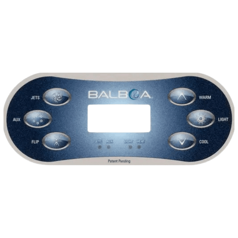 Balboa TP600 6 Button Topside Overlay 80 - 12101 - K – Vita Pool Supply