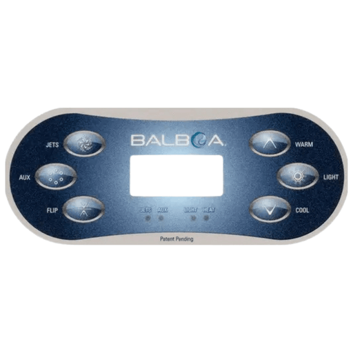 Balboa TP600 6 Button Topside Overlay 80 - 12101 - K – Vita Pool Supply