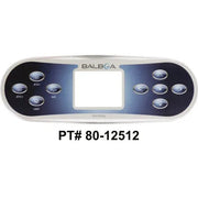 Balboa TP800 4 Button Topside Overlay 80 - 12512 - K – Vita Pool Supply