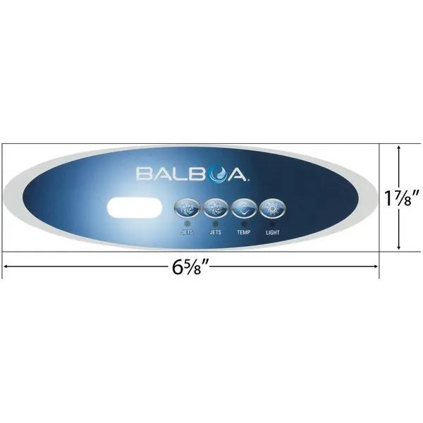 Balboa VL260 4 Button Topside Overlay 80 - 11725 - K – Vita Pool Supply