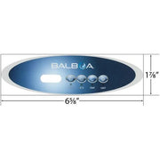 Balboa VL260 MVP260 4 - Button Topside Overlay (11725) – Vita Pool Supply