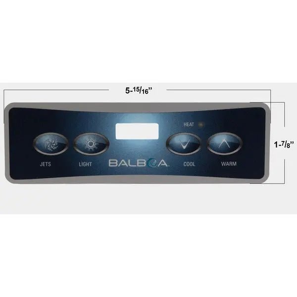 Balboa VL401 4 Button Topside Overlay 80 - 11885 - K – Vita Pool Supply