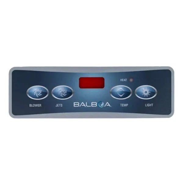 Balboa VL403 4 - Button Topside Overlay (10671, 80 - 10671 - K) – Vita Pool Supply
