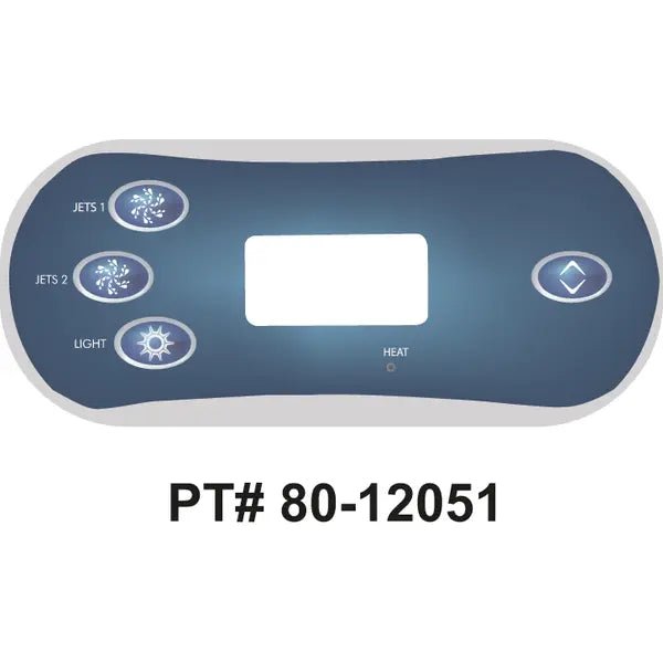 Balboa VL406T 4 Button Topside Overlay 80 - 12051 - K – Vita Pool Supply