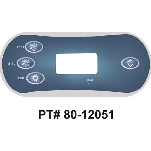 Balboa VL406T 4 Button Topside Overlay 80 - 12051 - K – Vita Pool Supply