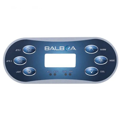 Balboa VL600S 6 Button Topside Overlay 80 - 11774 - K – Vita Pool Supply