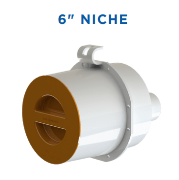 Blue Square 6" Spa Niche, GBN6 – Vita Pool Supply