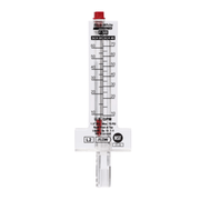 Blue - White F - 300 Series 2" PVC Flowmeter 20 - 120 GPH F - 30200P – Vita Pool Supply