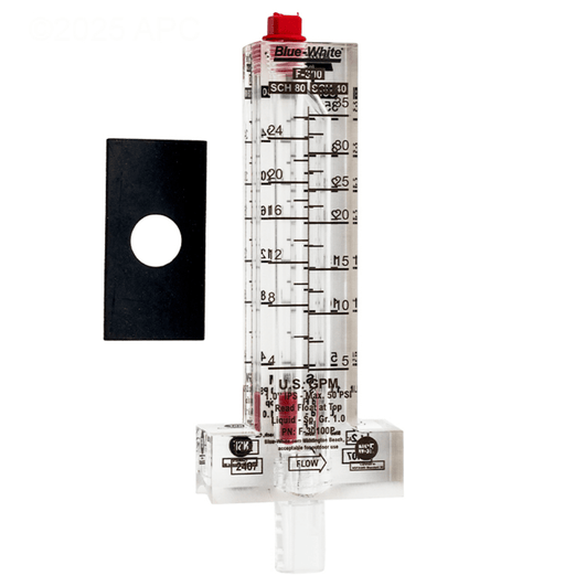 Blue - White F - 30100P Horizontal Flow Meter – Vita Pool Supply