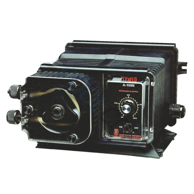 Blue - White FLEXFLO A100N Metering Feeder Pump 1/4" OD 52.5 GPD A1N10A - 7T – Vita Pool Supply