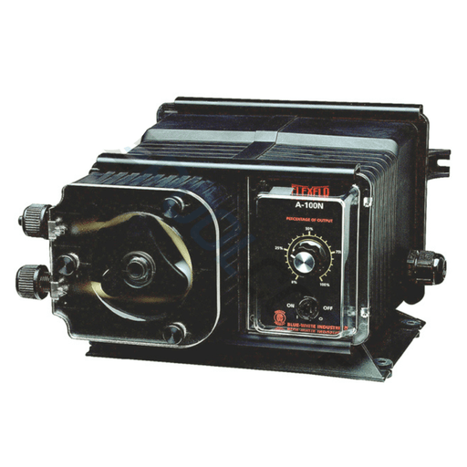 Blue - White FLEXFLO A100N Metering Feeder Pump 1/4" OD 52.5 GPD A1N10A - 7T – Vita Pool Supply
