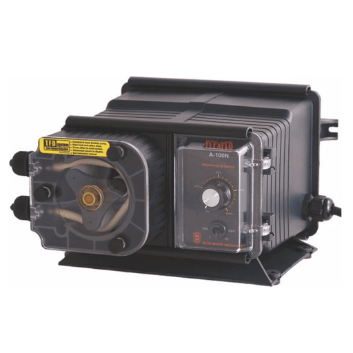 Blue - White FLEXFLO A100N Metering Feeder Pump 7/16" OD 95.1 GPD A1N30A - 7T – Vita Pool Supply