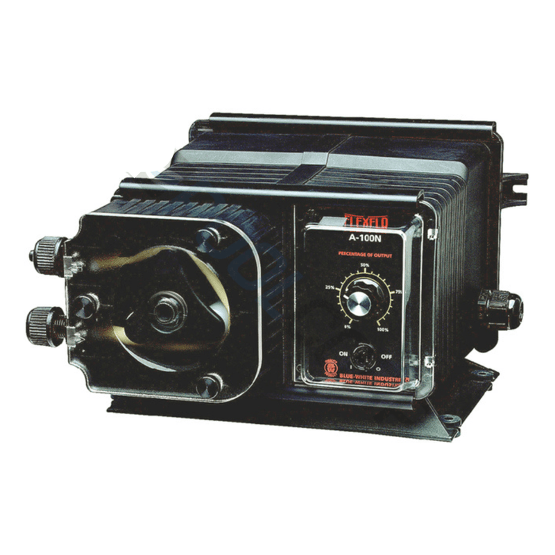 Blue - White FLEXFLO A100N Metering Feeder Pump 7/16" OD 95.1 GPD A1N30A - 7T – Vita Pool Supply