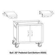 Bull 45551 30" Pedestal Cart Bottom fits 30" Grills – Vita Pool Supply