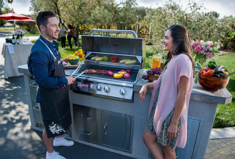 Bull Angus 30" 4 - Burner Built - In Propane Gas Grill Head with Rotisserie, 47628 – Vita Pool Supply