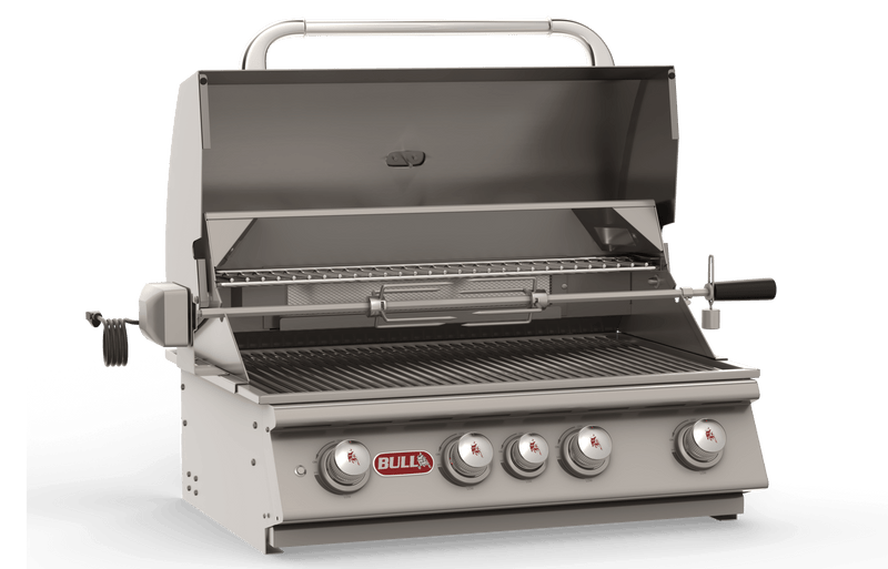 Bull Angus 30" 4 - Burner Built - In Propane Gas Grill Head with Rotisserie, 47628 – Vita Pool Supply