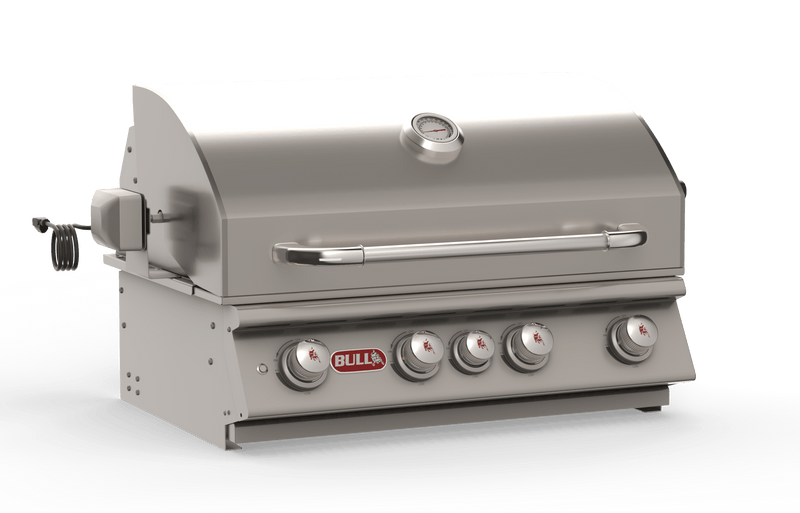 Bull Angus 30" 4 - Burner Built - In Propane Gas Grill Head with Rotisserie, 47628 – Vita Pool Supply
