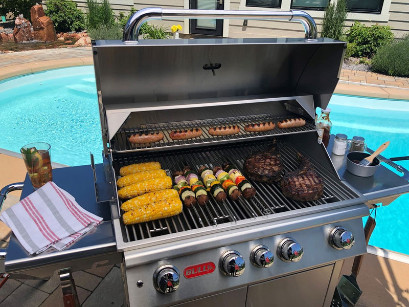 Bull Angus 30" 4 - Burner Gas BBQ Grill with Rotisserie, 44000 44001 – Vita Pool Supply