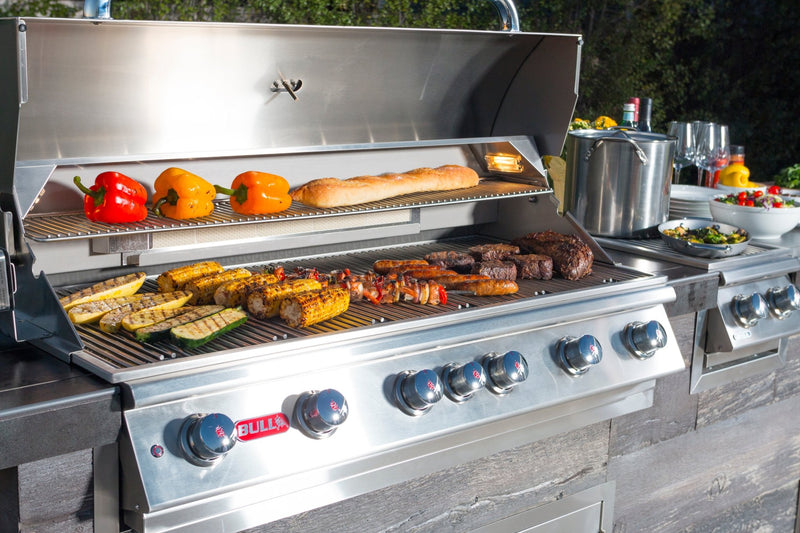 Bull Diablo 46" 6 - Burner Built - In Natural Gas Grill Head with Rotisserie, 62649 – Vita Pool Supply