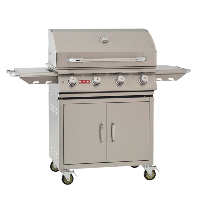 Bull Lonestar 30" 4 - Burner Gas BBQ Grill Cart, 60K BTU, 87001 87002 – Vita Pool Supply
