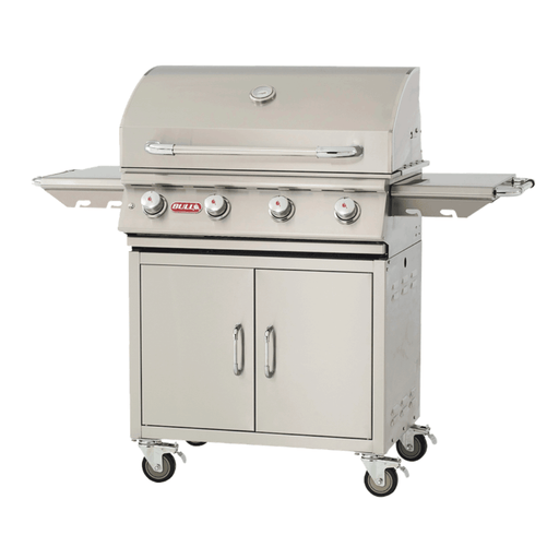 Bull Lonestar 30" 4 - Burner Gas BBQ Grill Cart, 60K BTU, 87001 87002 – Vita Pool Supply