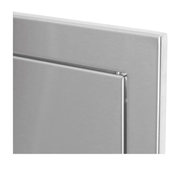 Bull Vertical 18" Left Hinged Stainless Steel Single Access Door with Reveal, 98560 – Vita Pool Supply