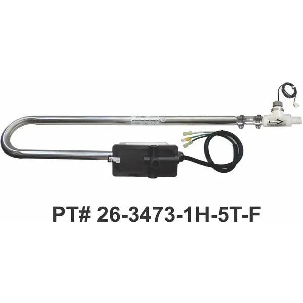Caldera Watkins Trombone 4.0kW Low Flow Heater Assembly 26 - 3473 - 1H - 5T - F – Vita Pool Supply