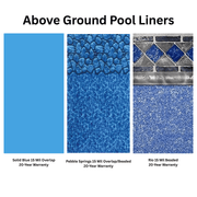 Calibay Elmhaven Resin Round Above - Ground Pool & Skimmer Only, 52" Wall Height – Salt - Friendly – Vita Pool Supply
