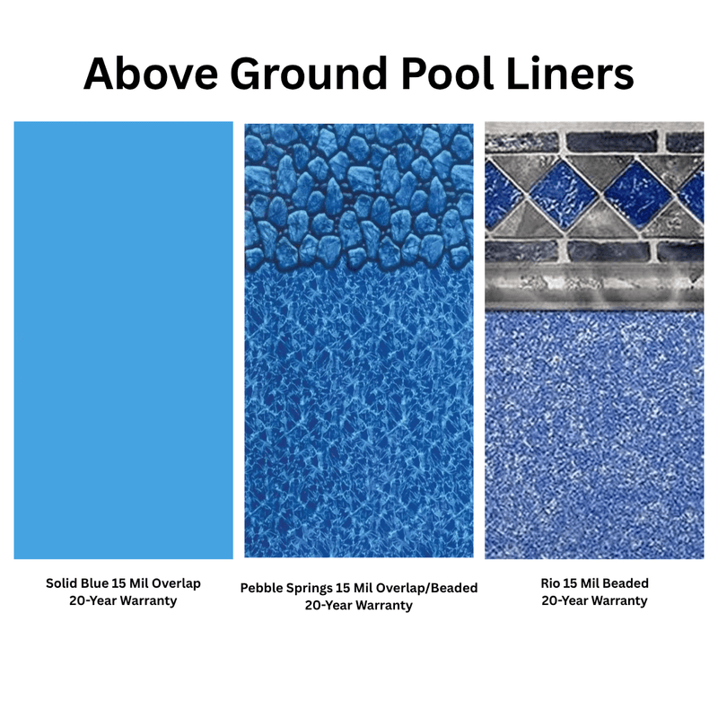 Calibay Elmhaven Resin Round Above - Ground Pool & Skimmer Only, 52" Wall Height – Salt - Friendly – Vita Pool Supply