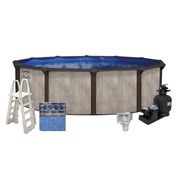 Calibay St. Luna Hybrid Round Above Ground Pool Package, 52" Wall Height – Vita Pool Supply
