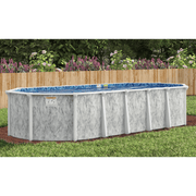 Calibay Summit Steel Oval Above Ground Pool Package, 52" Wall Height – Vita Pool Supply