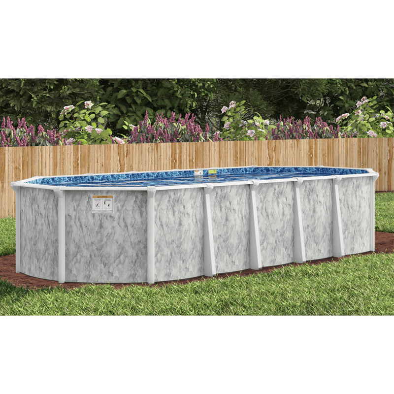 Calibay Summit Steel Oval Above Ground Pool Package, 52" Wall Height – Vita Pool Supply