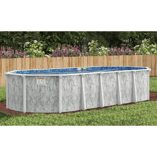 Calibay Summit Steel Oval Above Ground Pool Package, 52" Wall Height – Vita Pool Supply
