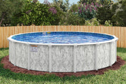Calibay Summit Steel Round Above Ground Pool Package, 52" Wall Height – Vita Pool Supply
