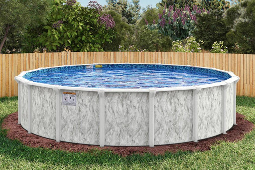Calibay Summit Steel Round Above Ground Pool Package, 52" Wall Height – Vita Pool Supply