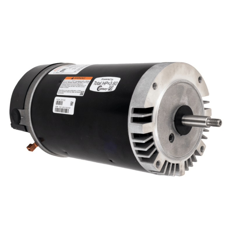 Century 1.5 HP Up - Rated Motor 3450 RPM 115/208 - 230 V 56J USN1152 – Vita Pool Supply