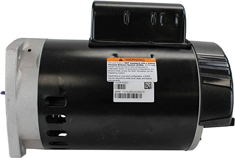 Century 1HP 56Y Square Flange Up - Rated Pump Motor 14.2/7.1A 115/230V (B2853) – Vita Pool Supply