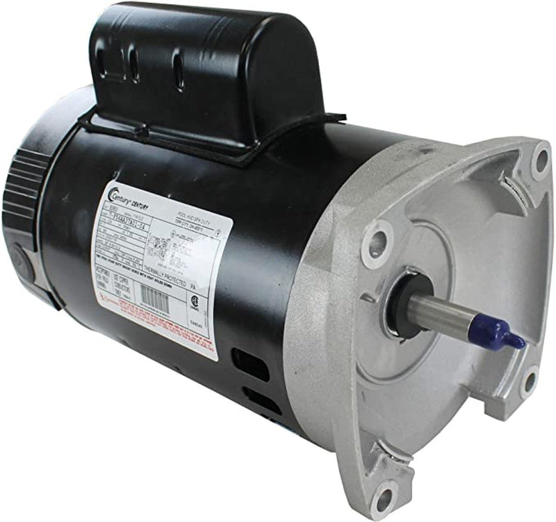 Century 1HP 56Y Square Flange Up - Rated Pump Motor 14.2/7.1A 115/230V (B2853) – Vita Pool Supply