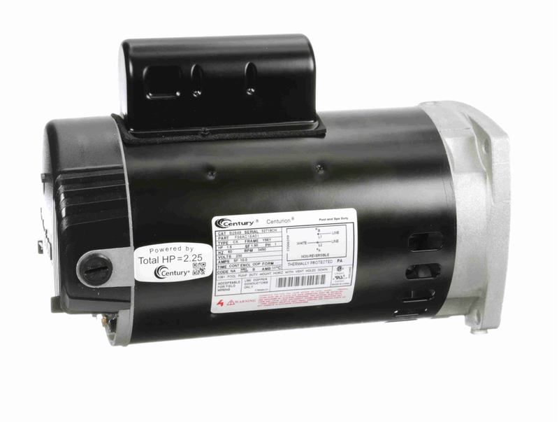 Century B2849 Pool Pump Motor, 1.5 HP, 1 Ph, 60 Hz, 230 V, 3600 RPM, 56Y Frame, ODP – Vita Pool Supply