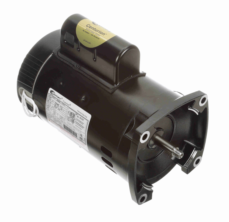 Century B2853V1 Pool Pump Motor, 1 HP, 1 Ph, 60 Hz, 230/115 V, 3600 RPM, P56Y Frame, DP – Vita Pool Supply