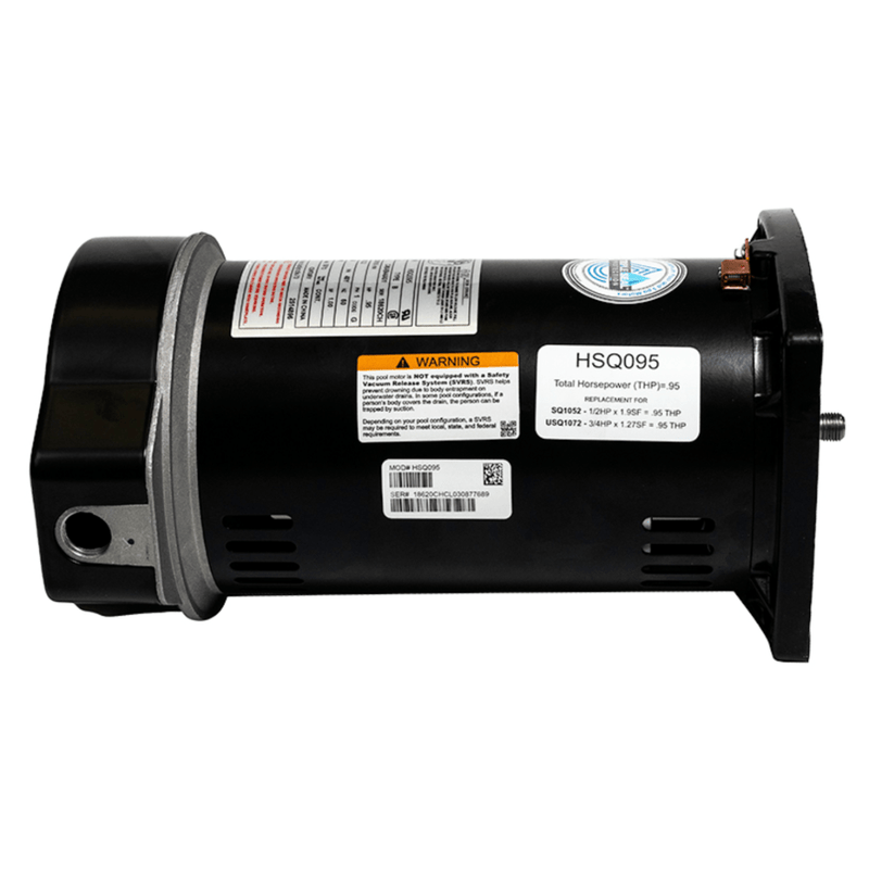 Century Centurion .95 HP 48Y Frame Motor 3450 RPM 115/230V (HSQ095) – Vita Pool Supply