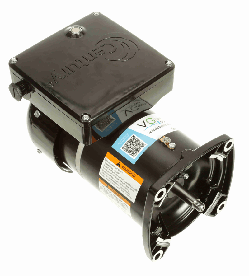 Century EVQ225 VGreen Variable Speed Pool Pump Motor, 2.25/1.5 HP, 1 Ph, 60 Hz, 230/115 V, 48Y Frame, TEFC – Vita Pool Supply