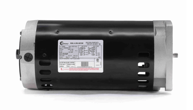 Century H995 Pool Pump Motor, 5.0 HP, 3 Ph, 60 Hz, 208 - 230/460 V, 3600 RPM, Y56Y Frame, DP – Vita Pool Supply