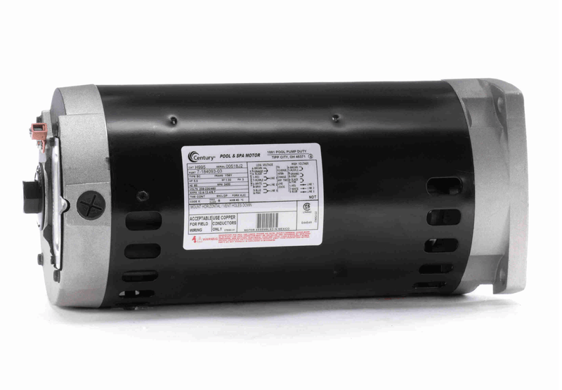 Century H995 Pool Pump Motor, 5.0 HP, 3 Ph, 60 Hz, 208 - 230/460 V, 3600 RPM, Y56Y Frame, DP – Vita Pool Supply