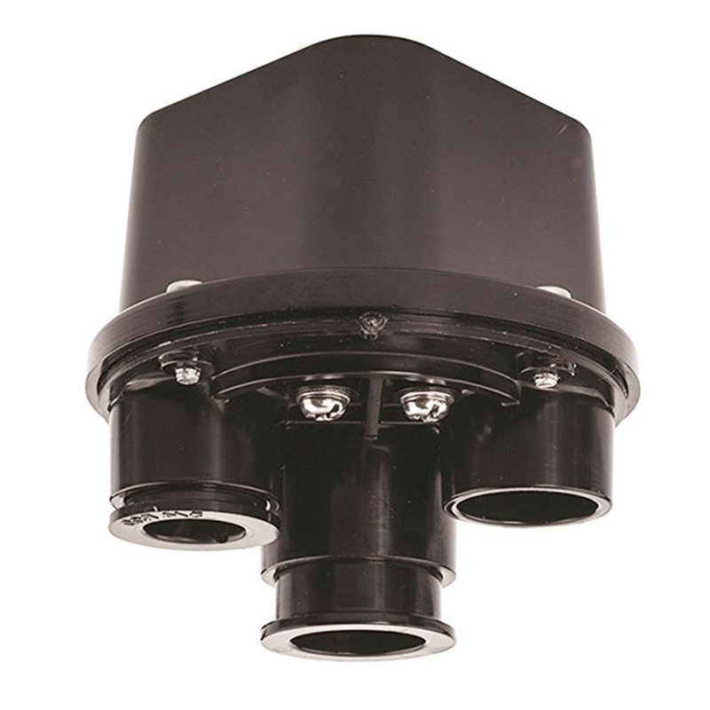 CMI Black Plastic 3 - Hole Junction Box (JBP75175) – Vita Pool Supply
