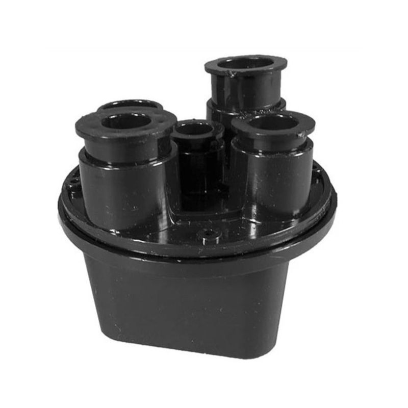 CMI Black Plastic 5 - Hole Junction Box (JBP57510) – Vita Pool Supply