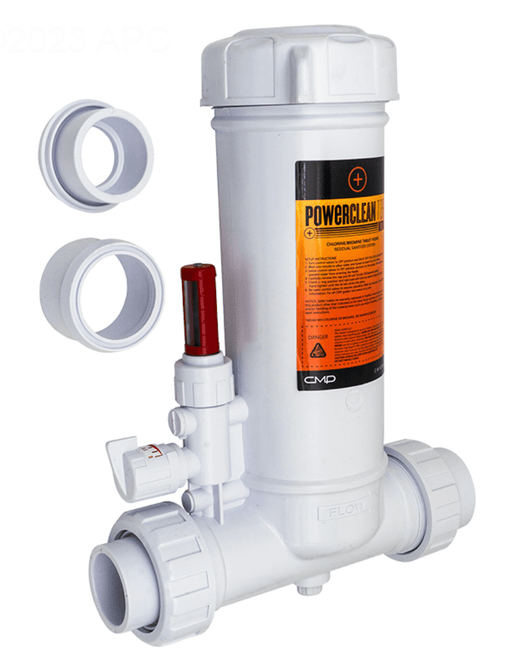 CMP 25280 - 100 - 000 Powerclean Tab Ultra In - Line Chlorinator, Clear Glass Lid – Vita Pool Supply